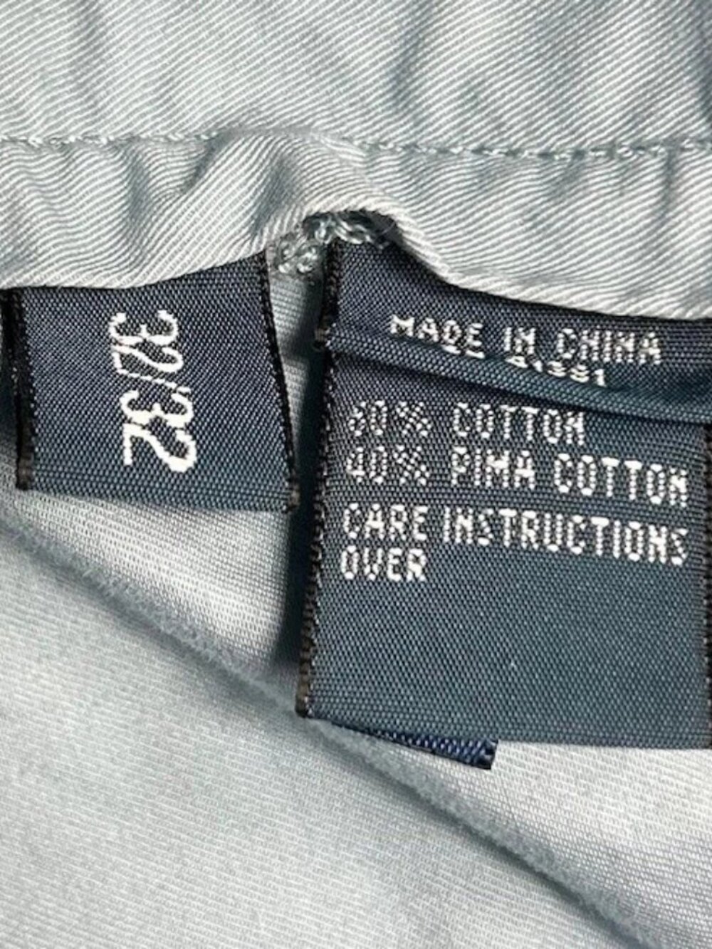 Polo Ralph Lauren Suffield Pants 31x32 Light Blue Solid Pima Cotton (Tag-32x32) - Picture 13 of 15